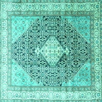 Tradicionalni pravokutni perzijski tepisi u tirkizno plavoj boji tvrtke, 5' 8'