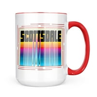 Neonblond Retro citira Države Države Scottsdale šalica poklon za ljubitelje kave i čaja