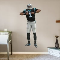 Fathead Cam Newton: Superman - Life -size Službeno licencirani NFL uklonjivi zidni naljepnica