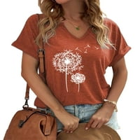 Ženska boemska Majica kratkih rukava s kratkim rukavima modna radna majica boho majica za zabavu bluza od tunike