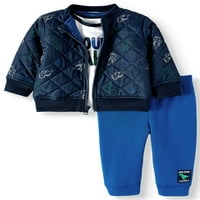 Wonder Nation Bomber Boys Bomber jakna, majica i hlače za jogger, set odjeće