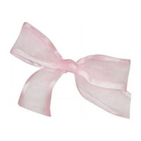 Papirna svijetlo ružičasta Najlonska kravata za sve prigode s prozirnim mašnama, 9,63