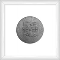 Živjeti 31, ljubav nikad ne uspijeva srebro, 10.375x10. Zidna umjetnost