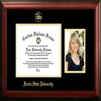 Državno sveučilište Ferris 11 ' 8.5 ' okvir za diplomu sa zlatnim reljefom i portretom