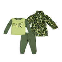 Sol Sleep Toddler Boy Robe i pidžama set spavanja, veličine mjeseci-4t
