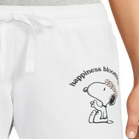 Snoopy ženske juniore grafičke rune kratke hlače