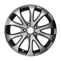Kai obnovljen OEM aluminij legura kotača, svi obojeni pjenušav srebrni metalik, odgovara - Mercedes E400