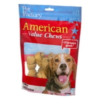 Tvornica kućnih ljubimaca američka vrijednost žvakaće pileće okus psa chews, brojanje