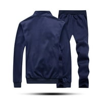 Muška jesensko-zimska jednobojna majica s kapuljačom, vrhovi, hlače, trenirka, trenirka za vježbanje