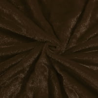 Shaggy Fau Fur pokrivač Ultra mekana vlakana za bacanje deka kava 51 59
