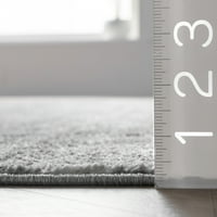 Prostirka za tepihe, 6 '7 9', siva
