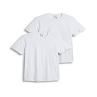 Jockey Essentials® muška majica od pamučne majice, pakiranje, donja posada za vrat posade, Comfort Tee, veličine male, srednje,
