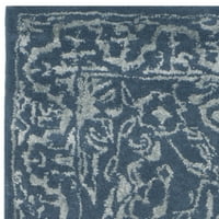 Tradicionalna vunena prostirka, Plava siva, 3' 5'